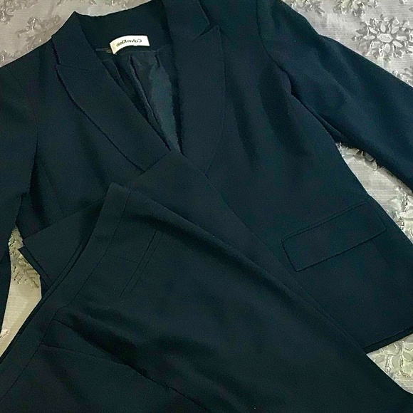 CK Classic Navy Pant Suit Size 14 - Picture 6 of 6